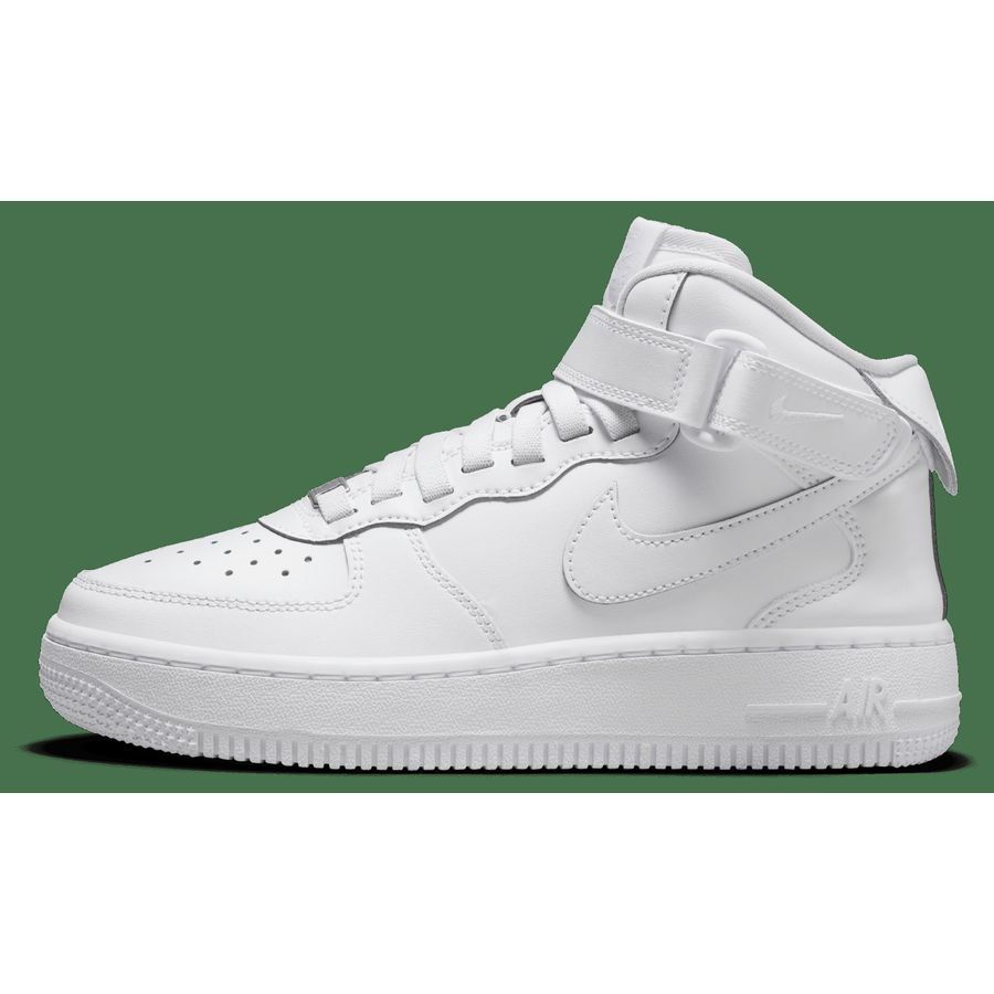 Nike Air Force 1 Mid EasyOn Big Kid WHITE/WHITE-WHITE