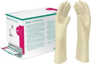 VASCO OP SENSITIVE Latexhandschuhe Grösse 7.0 steril, 40 Paar