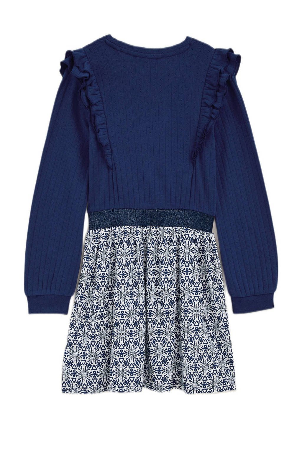 WE Fashion korte jurk donkerblauw