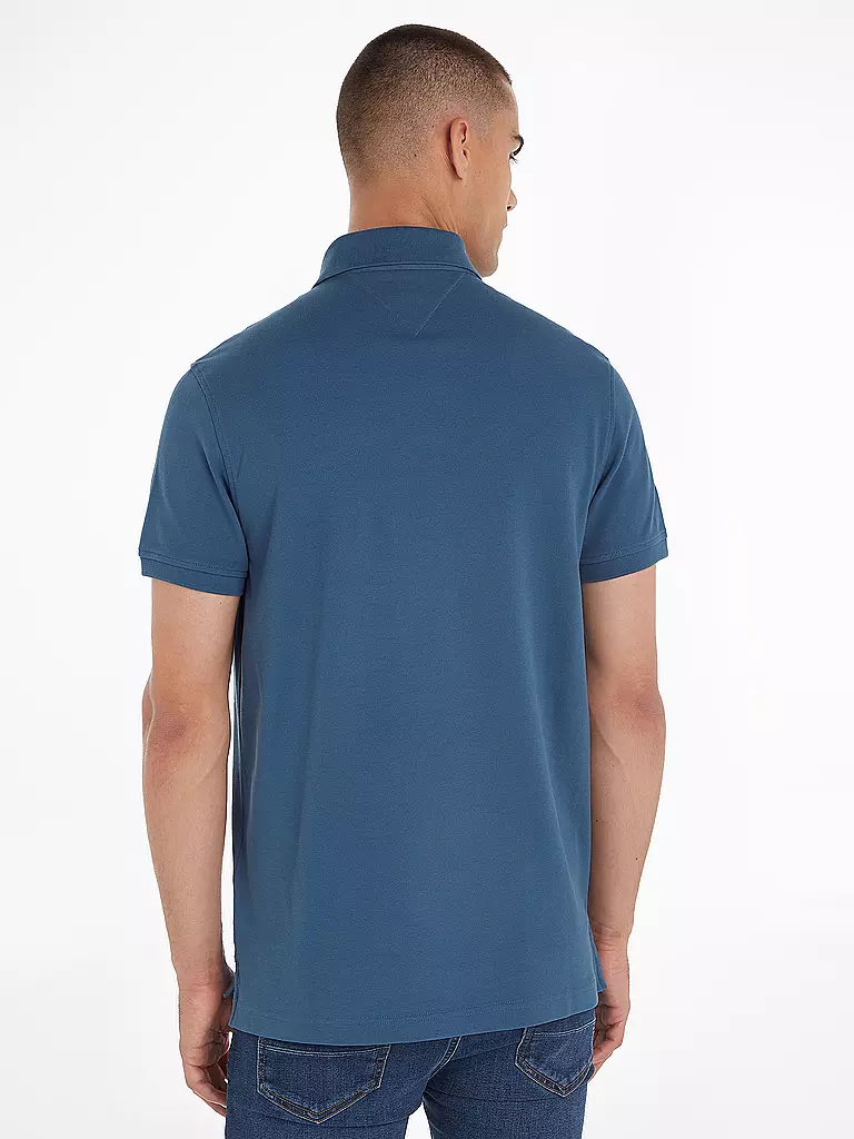 TOMMY HILFIGER Poloshirt Slim Fit blau