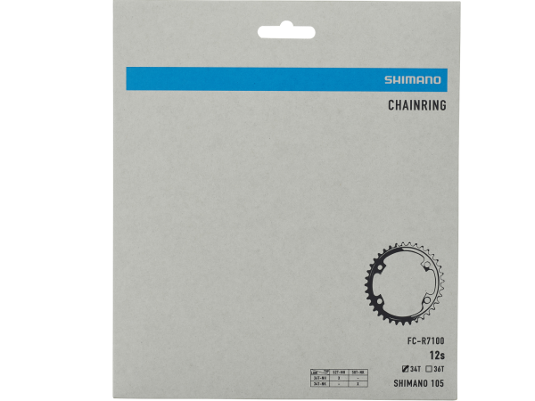 Shimano 105 R7100 12-Speed Klinge, 34T