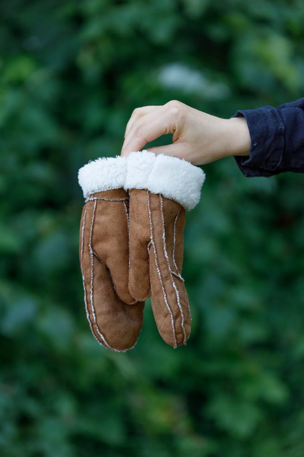 Black Colour Bcevelyn Mittens