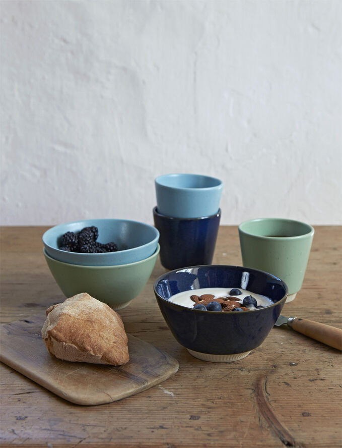 Knabstrup Keramik Knabstrup Colorit, kop, navy blå, H9 cm, 250 ml Navy