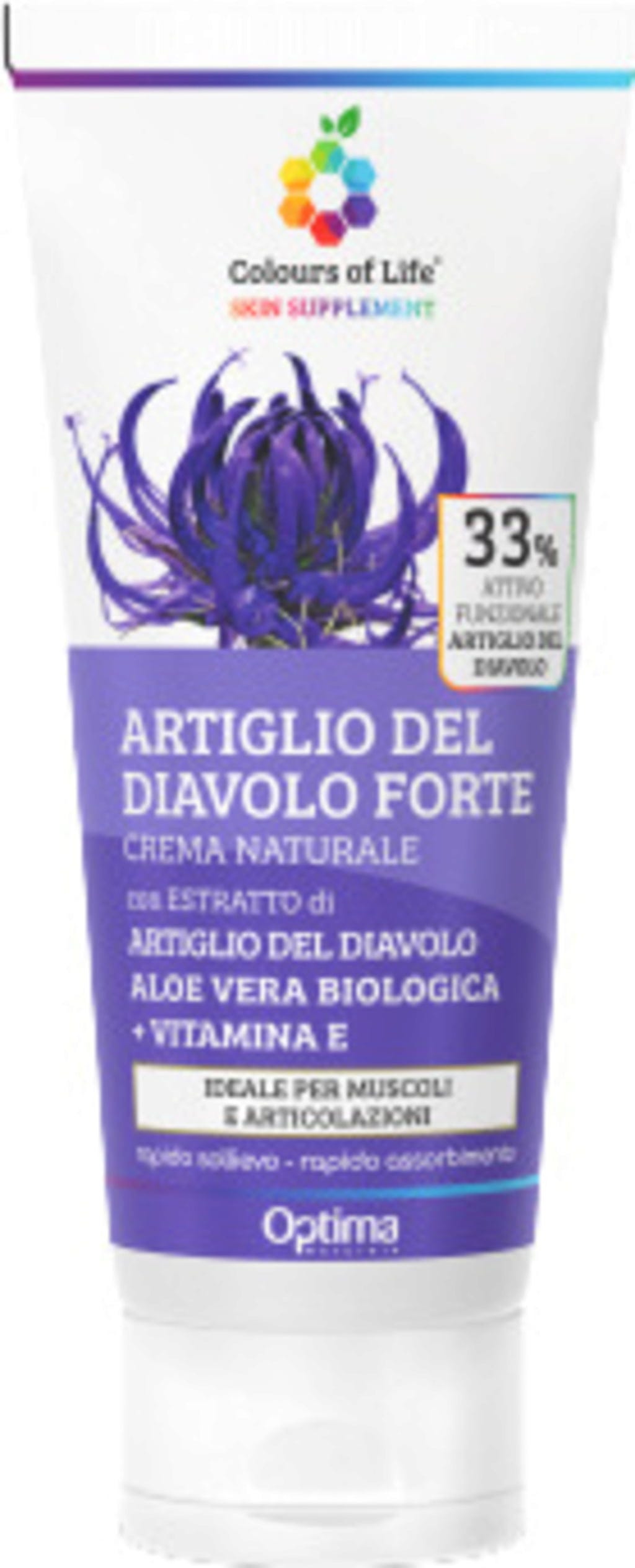 Optima Naturals  Colours of Life Teufelskralle Forte Creme 33%, 100 ml