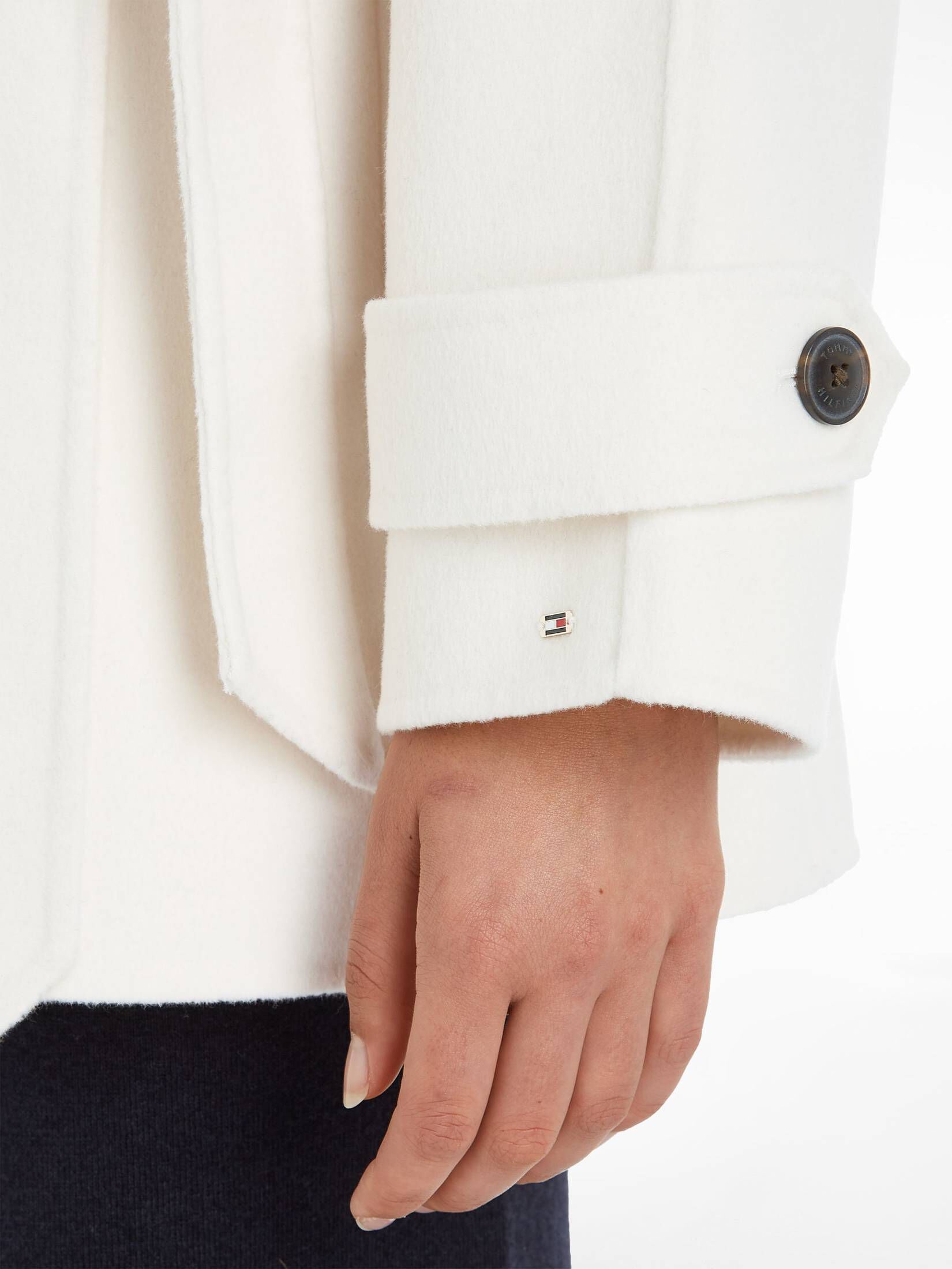 Tommy Hilfiger| Damen Wolljacke DF WOOL BLEND SHORT TRENCH