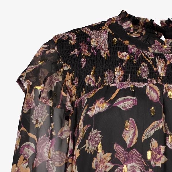 TwoDay dames blouse met goudkleurige details