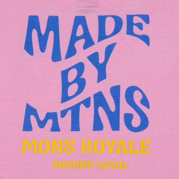 T-shirt randonnée MONS ROYALE ICON RELAXED TEE W POP PINK