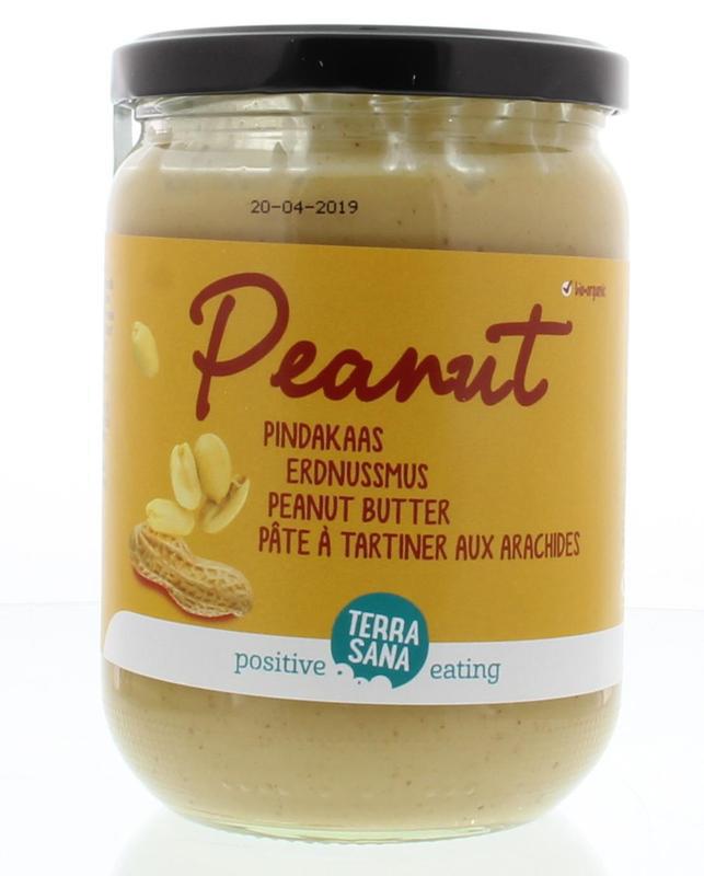 Terrasana Pindakaas fijn zonder zout 500g