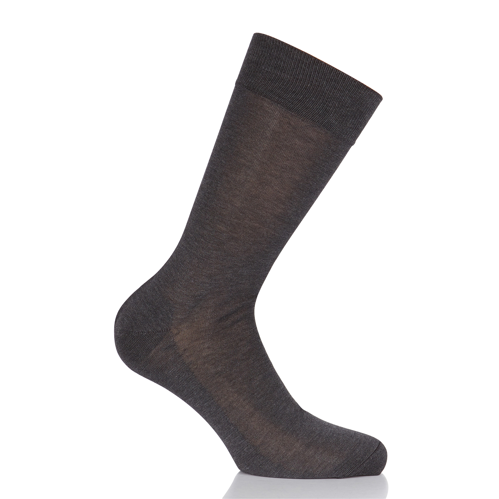Chaussettes hautes en coton | Gris