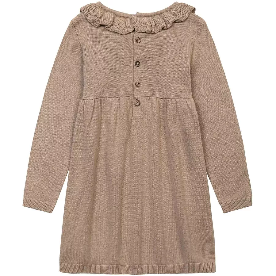 MINOTI Rüschenkleid Steingrau