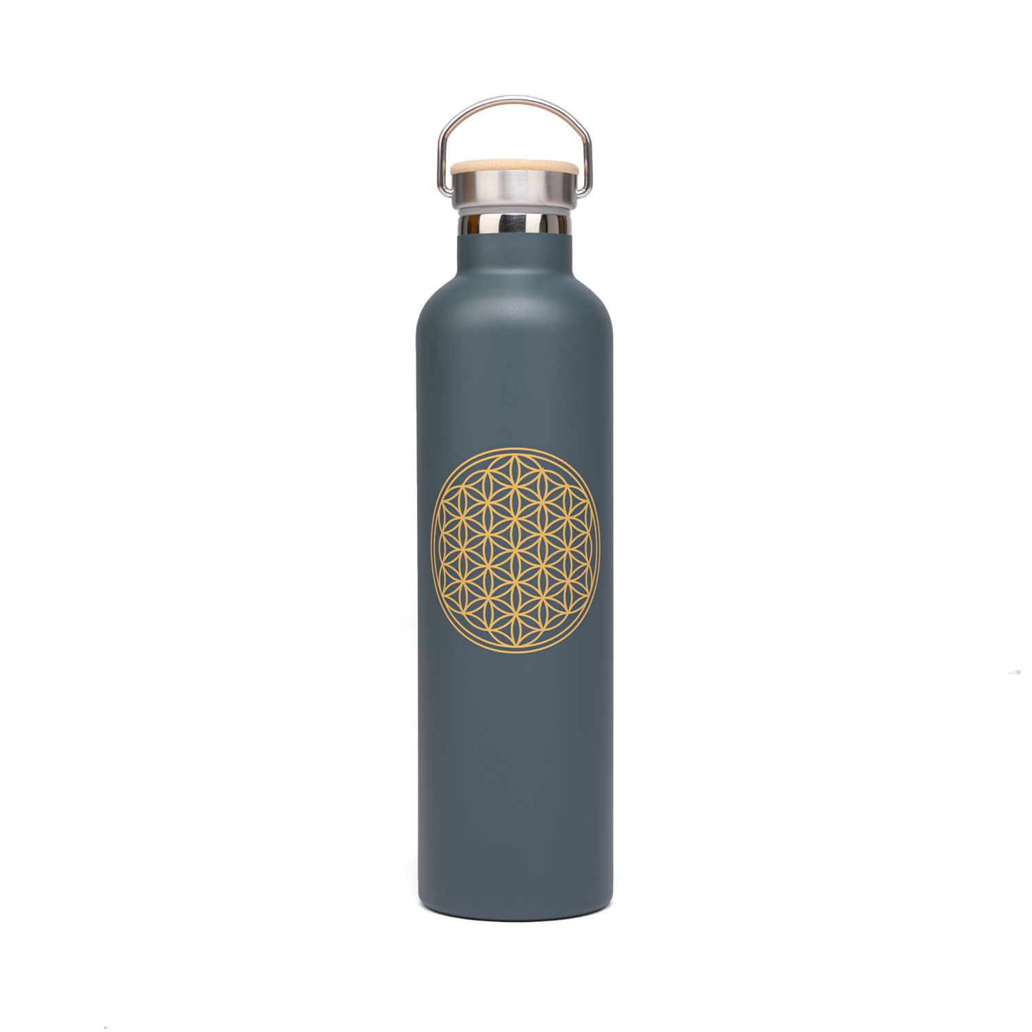 bodhi Isolier-Trinkflasche 1l, Edelstahl anthrazit
