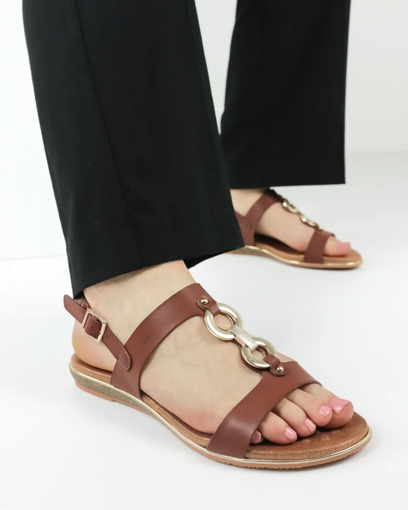 Dolcis Sandalen  - bruin