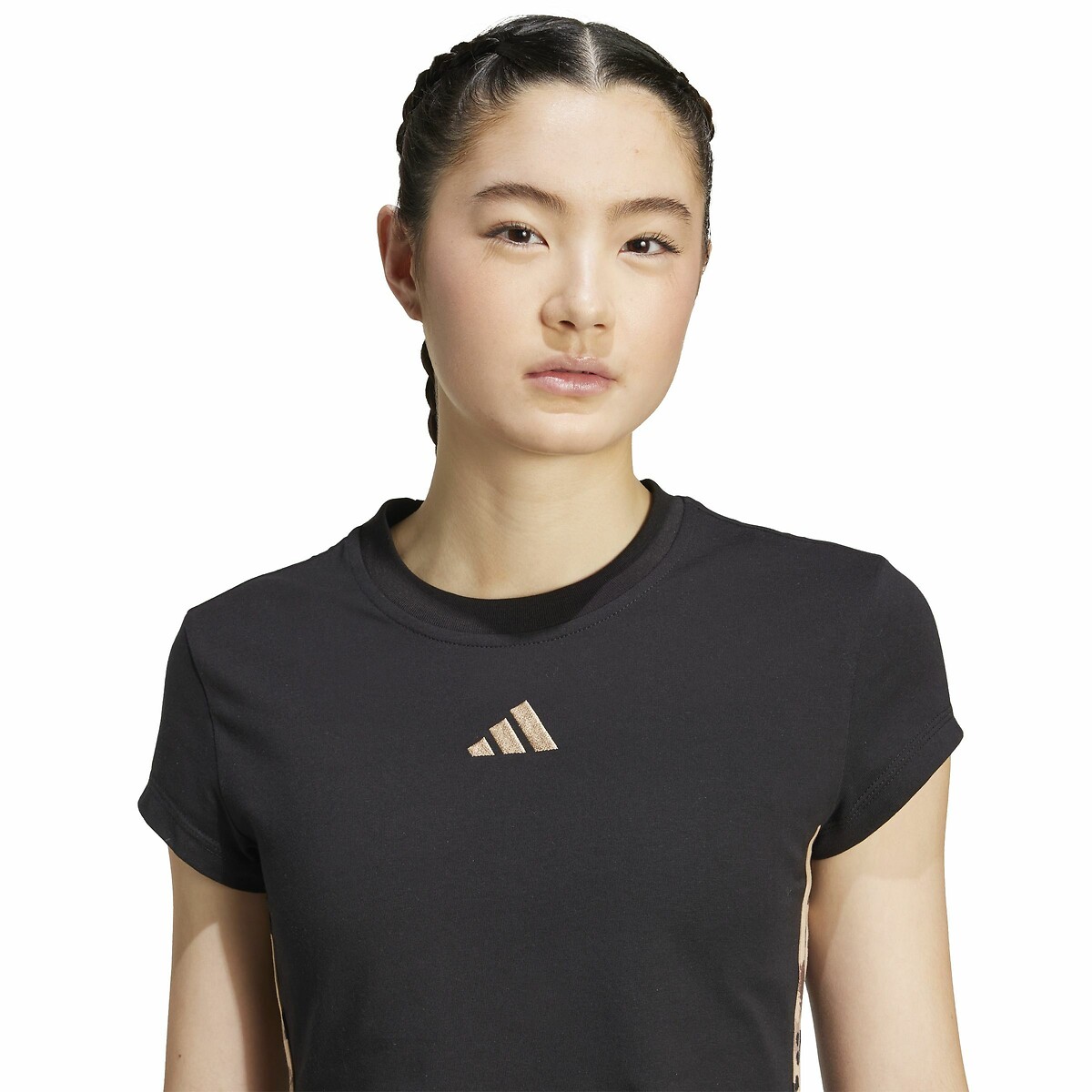 ADIDAS ROUPAS ESPORTIVAS<br>Camiseta listrada luipaard