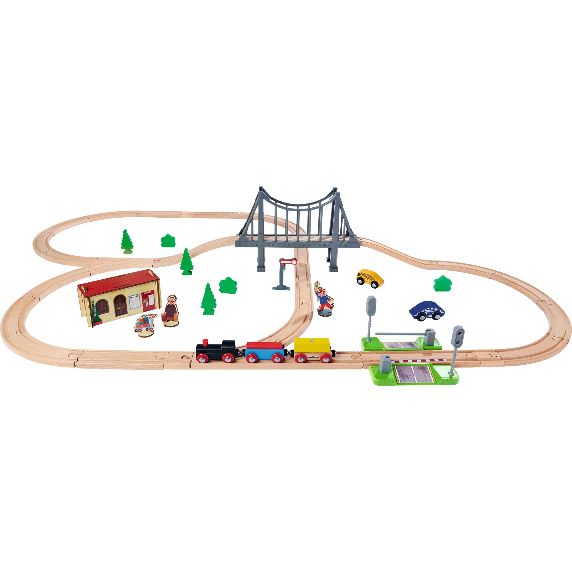 Eichhorn Bahn Bahnset mit Brücke