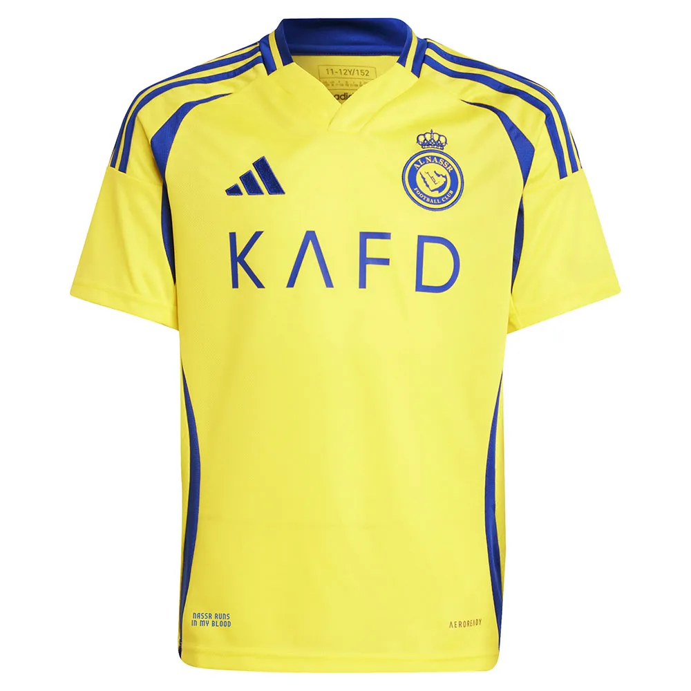 adidas Al Nassr FC 24/25 Ronaldo Heim Junior-Kurzarm-T-Shirt