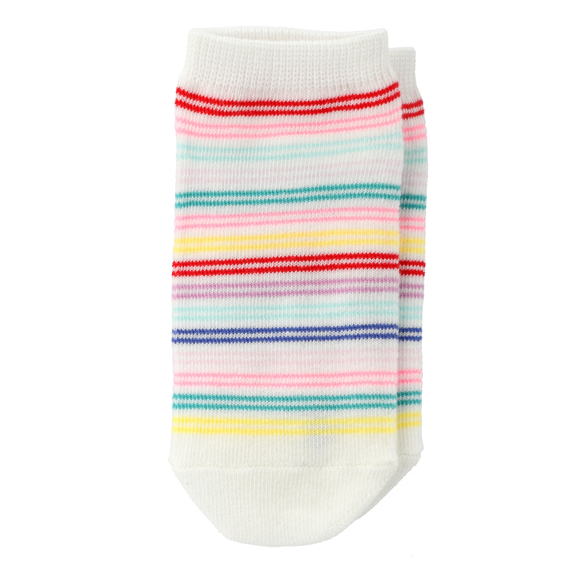 Famy 5 Paar Mädchen Sneaker-Socken im Set rosa / helltürkis / weiss