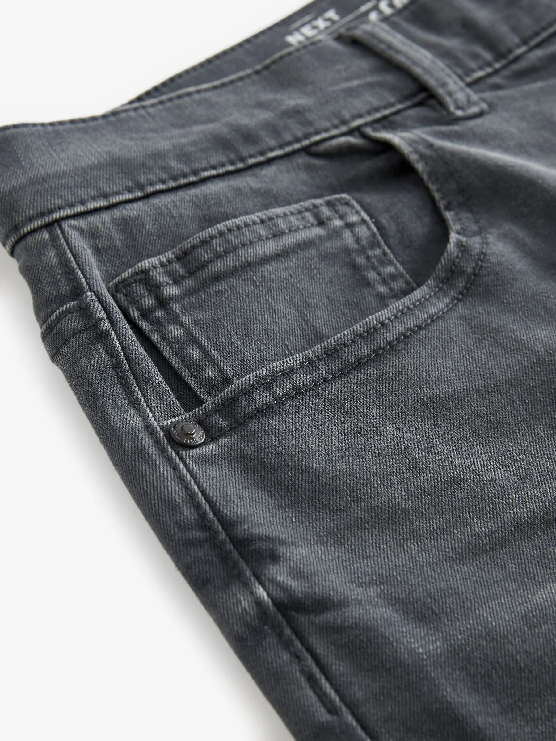 Antracietgrijs - Enkele - Slim fit klassieke stretchy jeans
