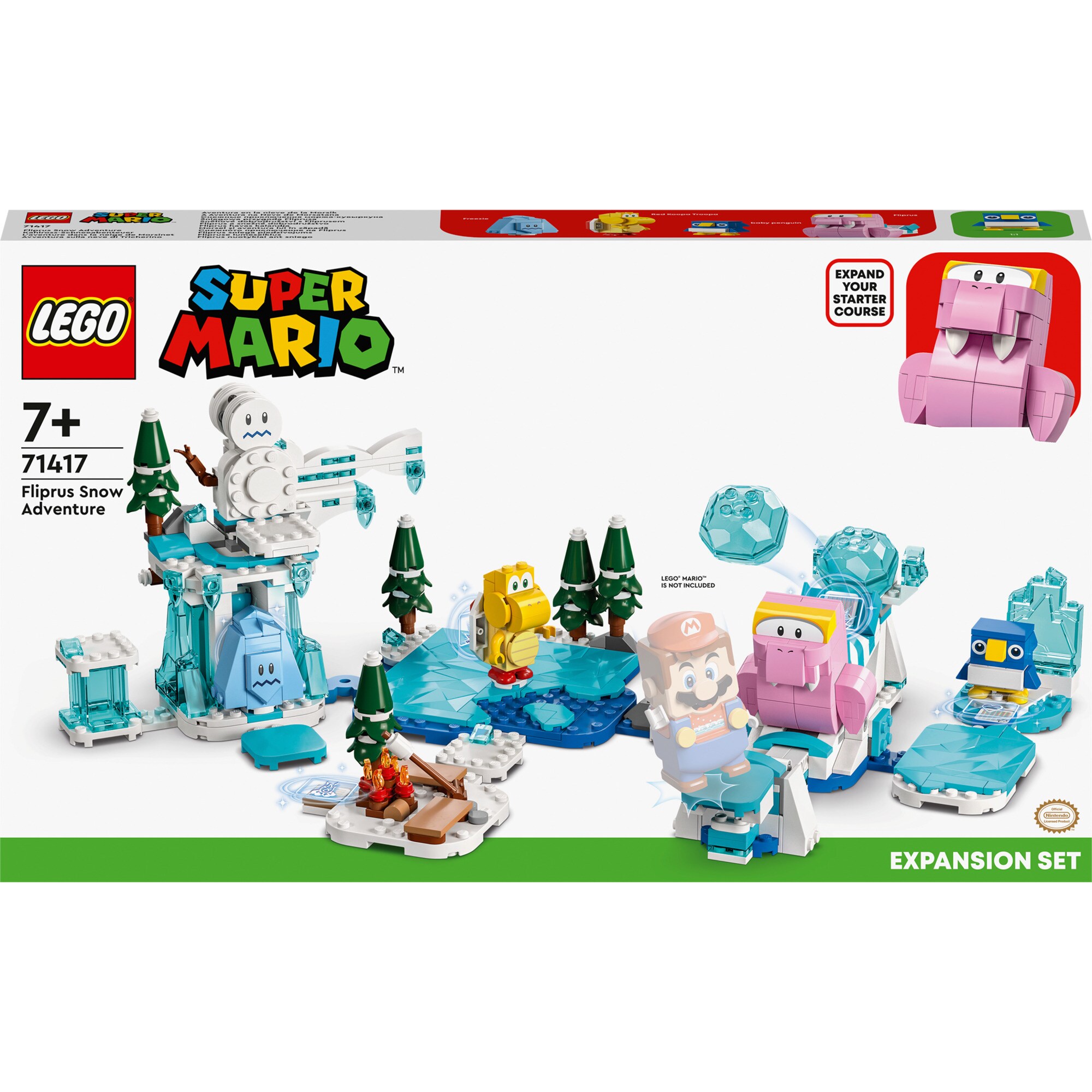 LEGO Konstruktionsspielzeug Super Mario Kahlross-Abenteuer - Erweiterungsset
