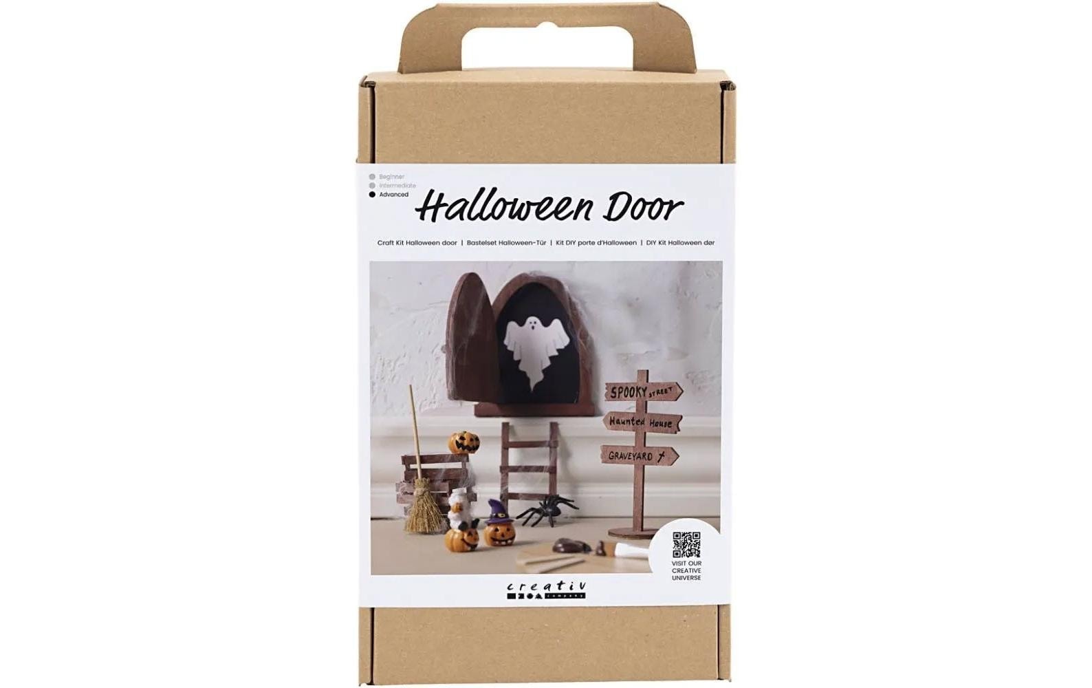 creativ company Kreativset »Halloween Wichteltür 12-teilig«