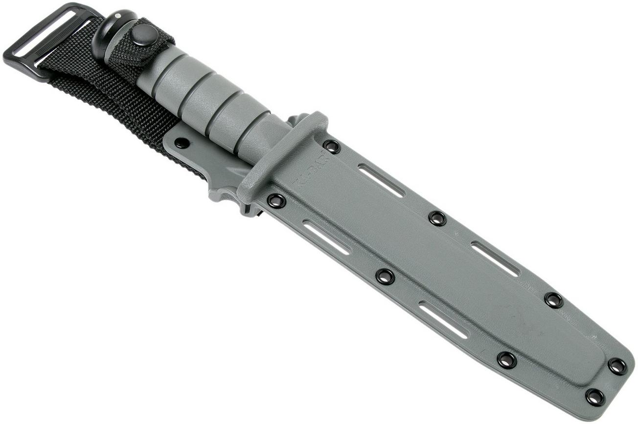 KA-BAR 5011 Foliage Green, plain edge, Kraton, kunststof schede