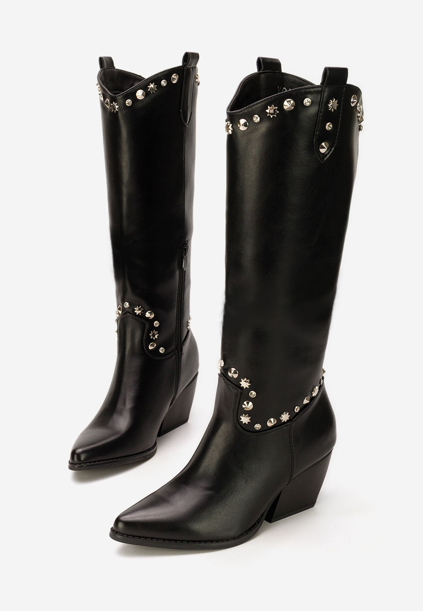 Santiag femme noires Crisela