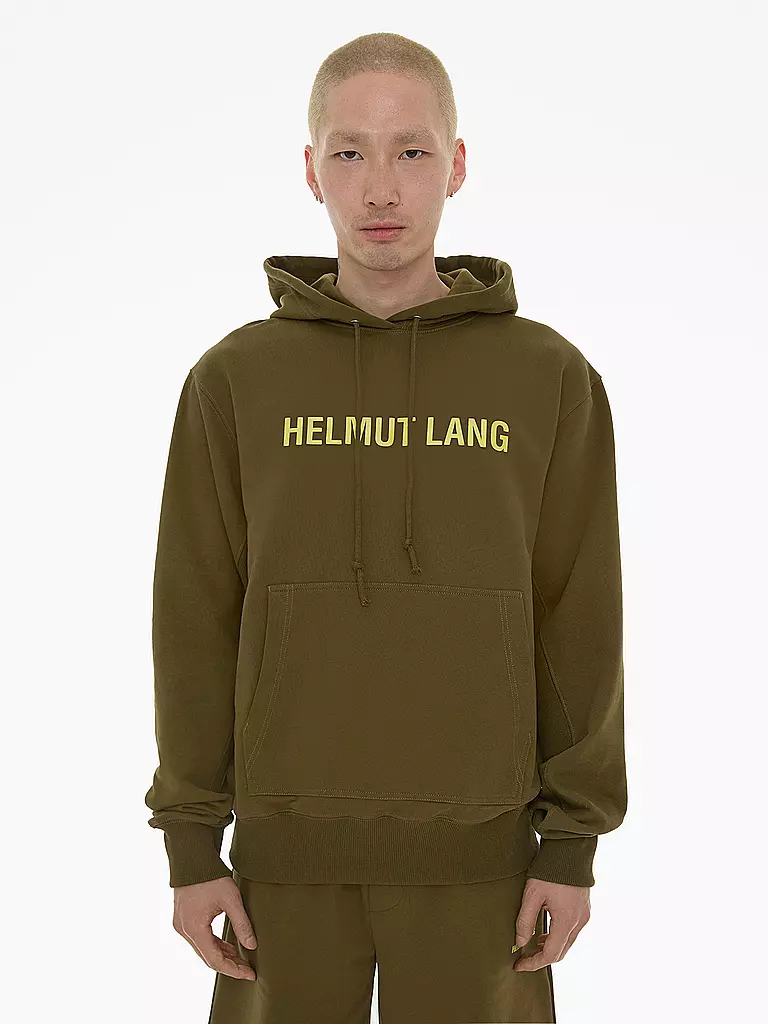 HELMUT LANG Kapuzensweater - Hoodie olive