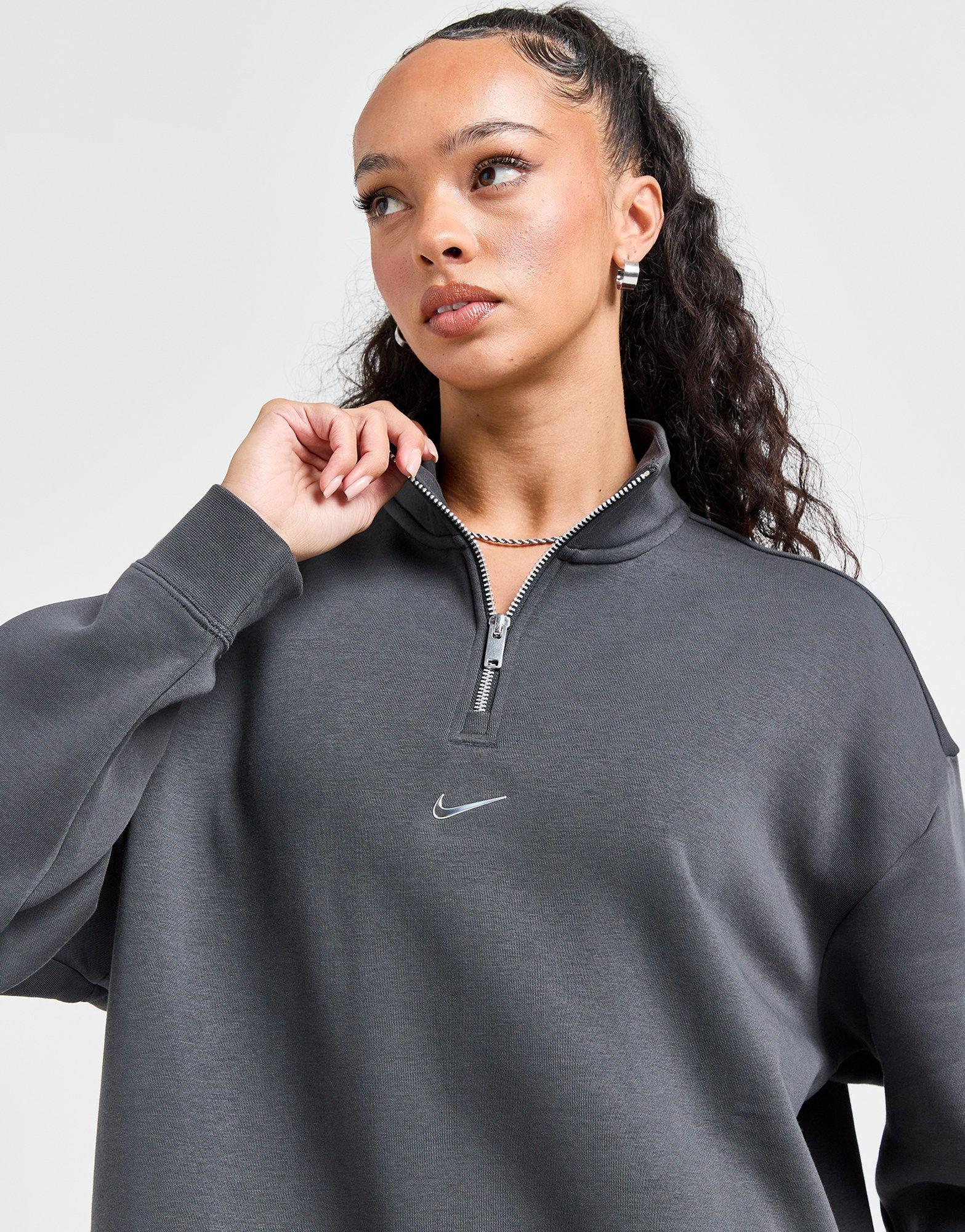 Nike Haut Zippé Oversized Swoosh Femme