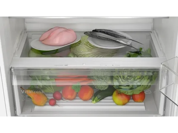 Bosch Serie | 2 KBN96NSE0 - Køleskab/fryser - bund-fryser - til indbygning - Wi-Fi - niche - bredde: 71 cm - dybde: 56 cm - højde: 194 cm - 383.1 liter - Klasse E