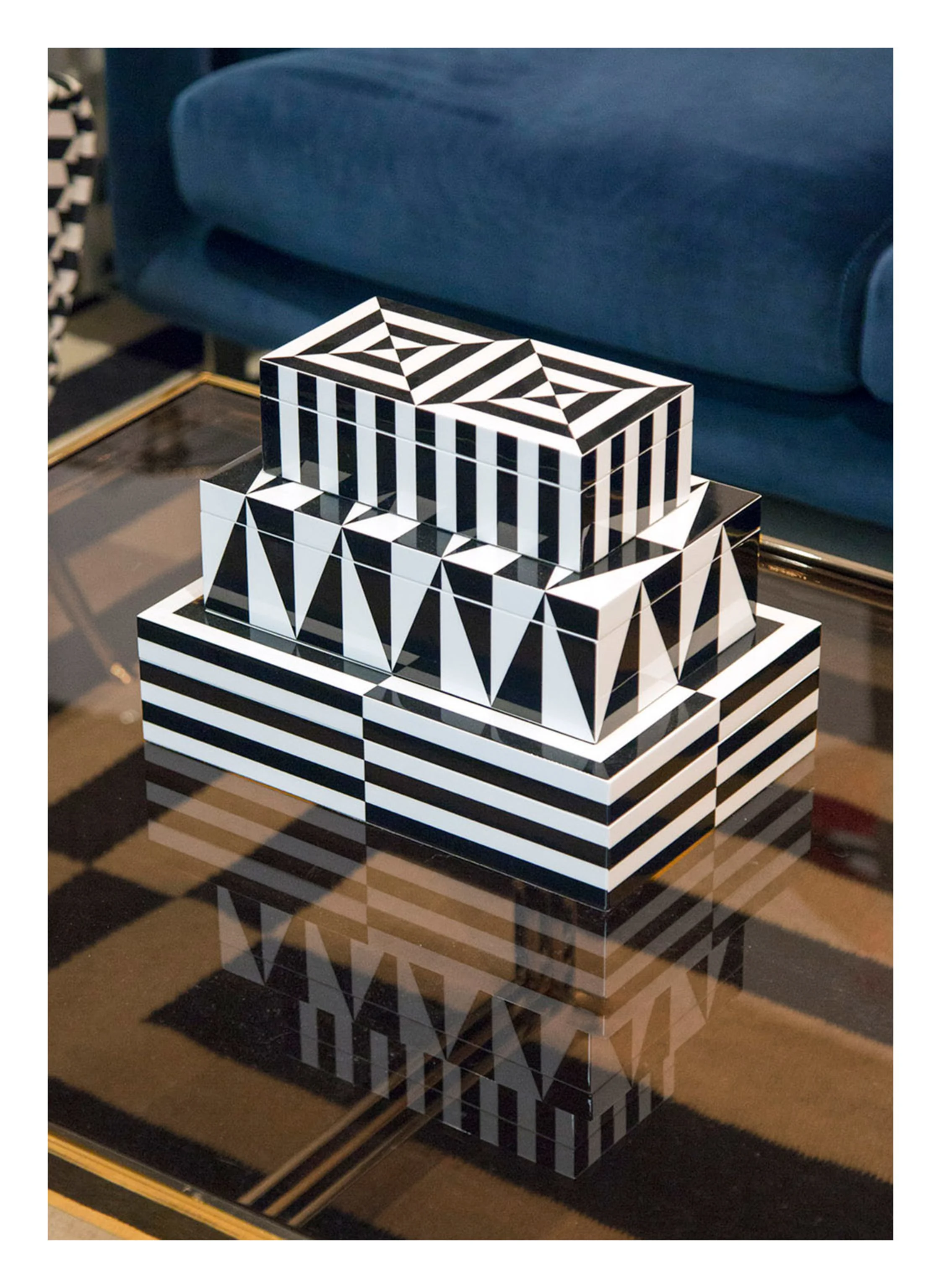 JONATHAN ADLER Aufbewahrungsbox OP ART SMALL