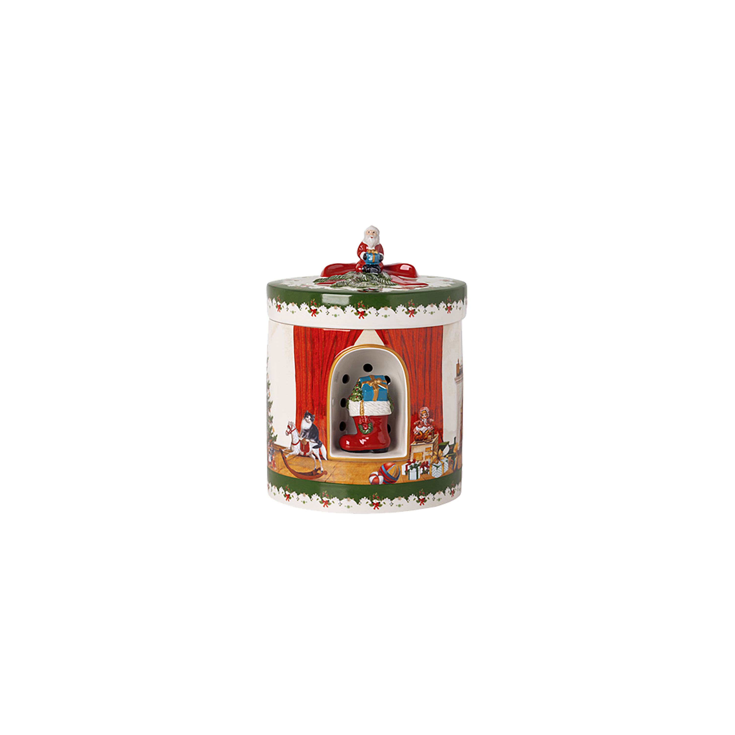 Christmas Toy's Christmas music box Multi-colored, 6.7'' x 6.7'' x 8.7''