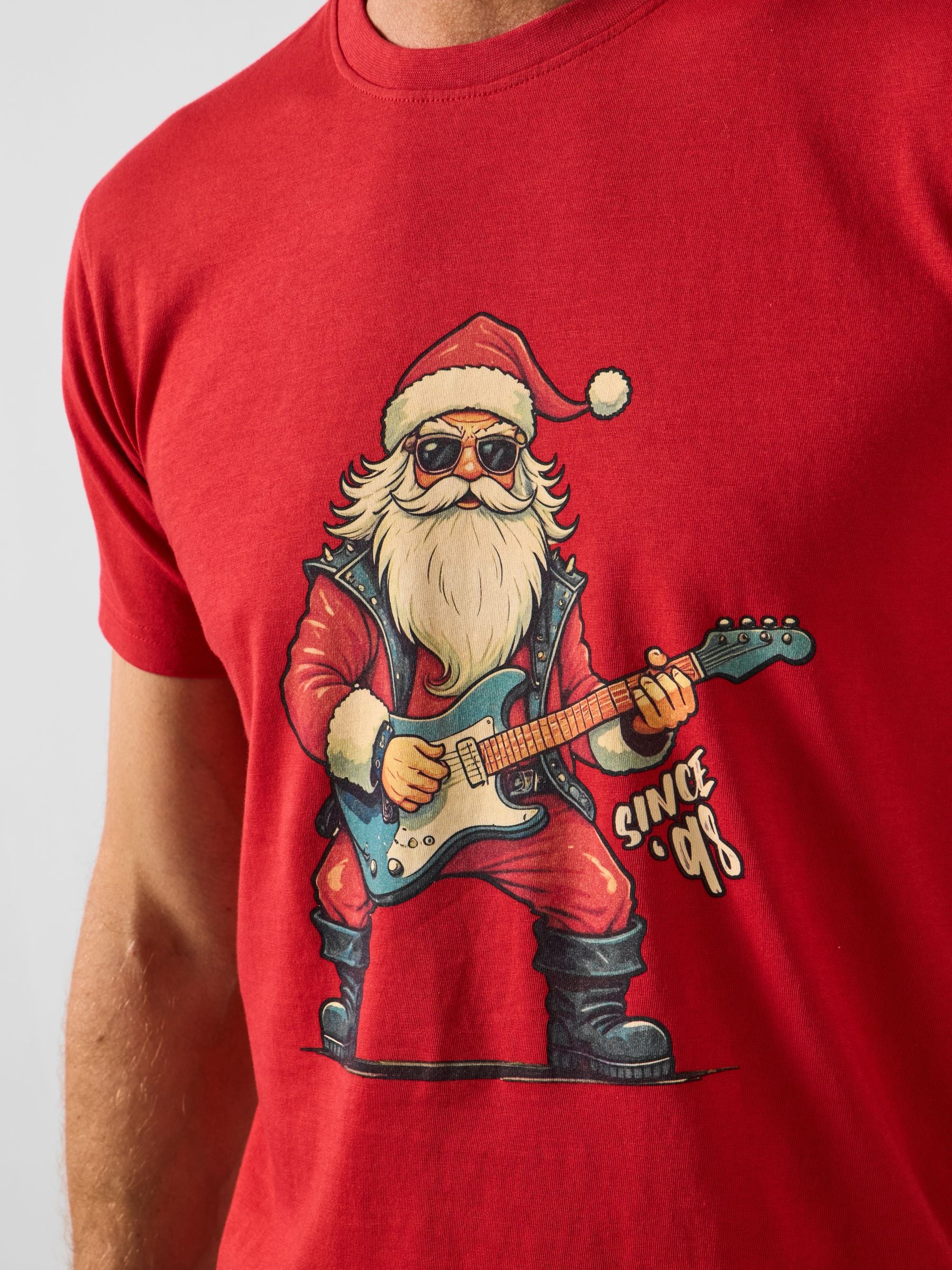 Joe Browns Santa Music Print Graphic T-Shirt