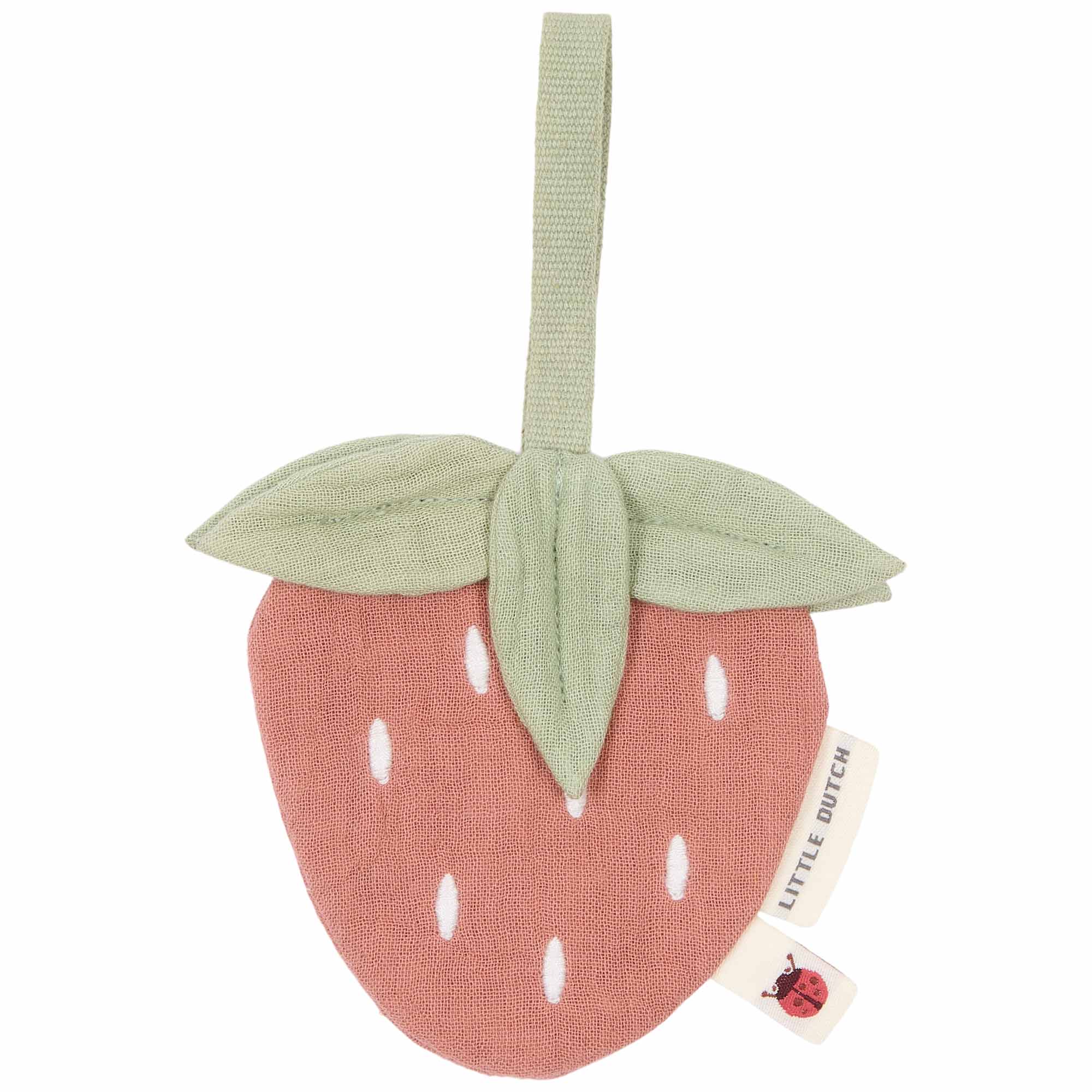 Little Dutch speendoekje aardbei rood