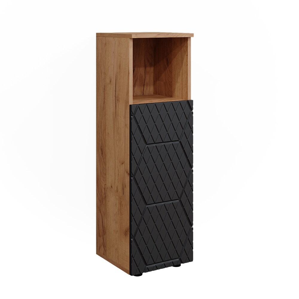 Vicco Midischrank Irma Eiche Anthrazit 30 x 95 cm Badezimmer