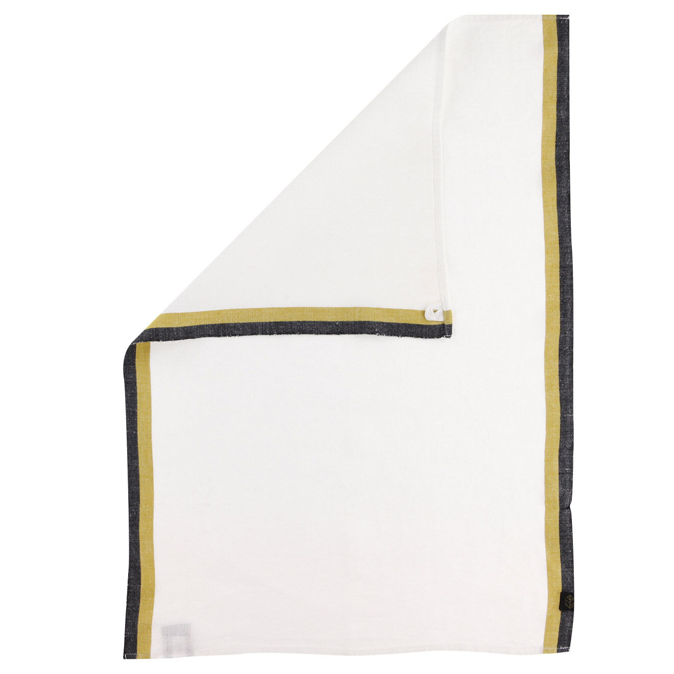 Haomy 2 Torchons 100% Lin Sisco safran - 48x70 cm