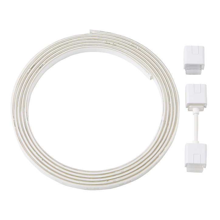 Rallonge ruban lumineux LED Colours Hailey 2,5m IP65 blanc chaud à blanc froid