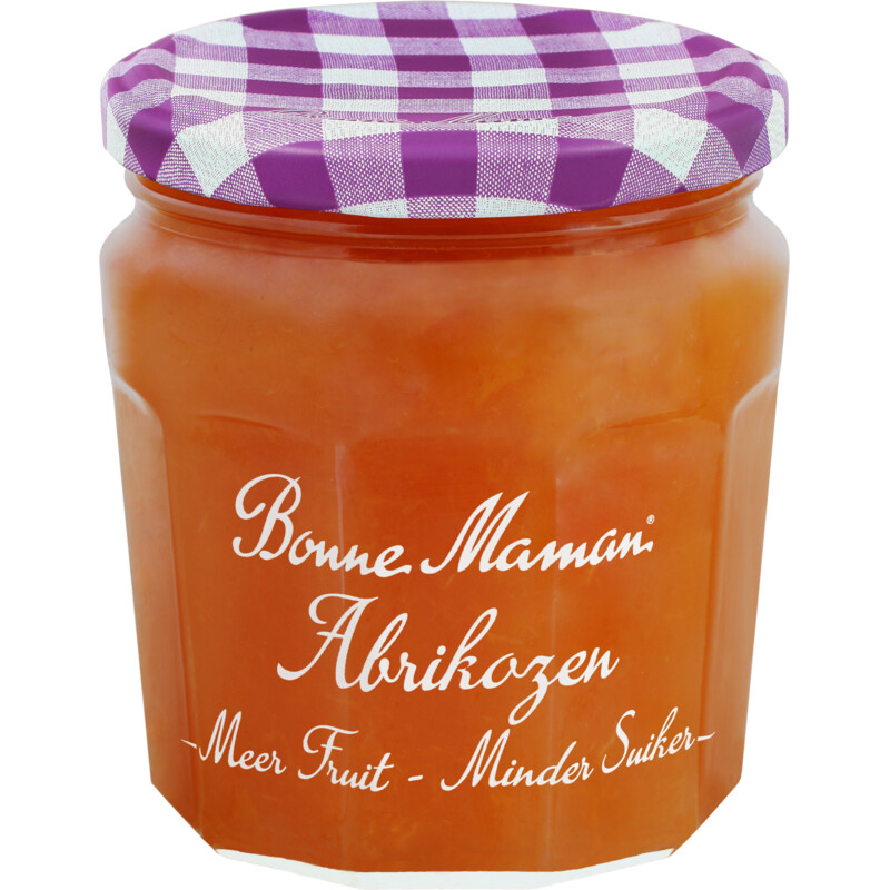 Bonne Maman Abrikozen meer fruit minder suiker