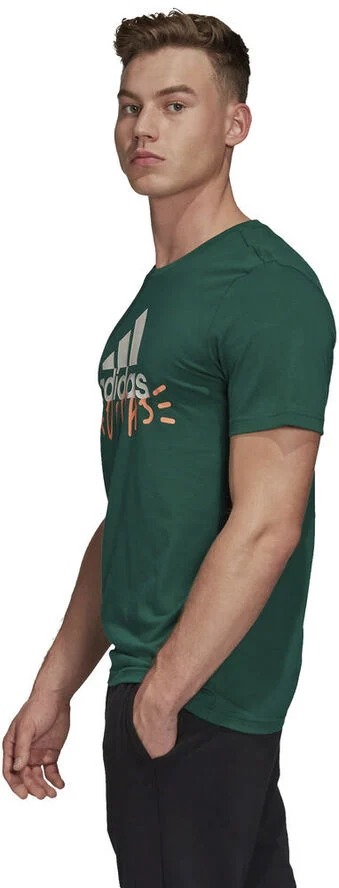 adidas Doodle Basic Badge Of Sport T-shirt Grøn
