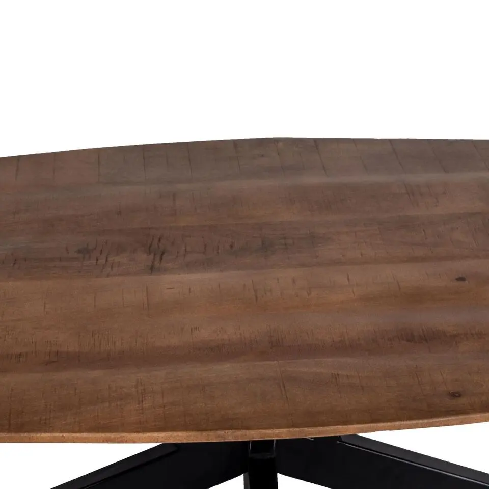 Salontafel Bruin - 130x70x40cm - Mangohout - Tafel Omar