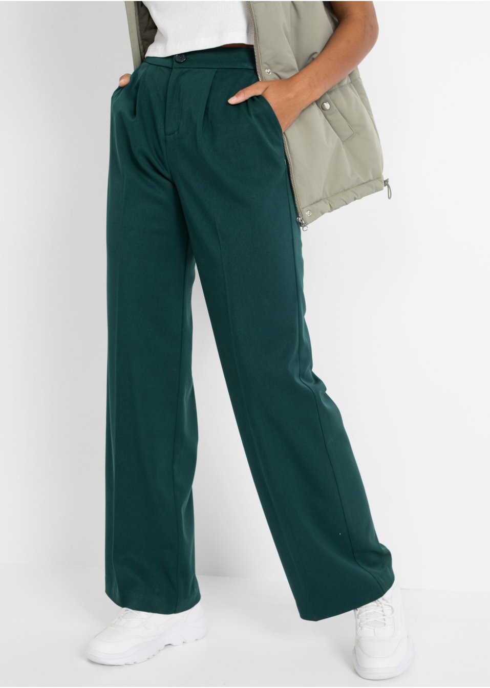 Pantalon large à pinces