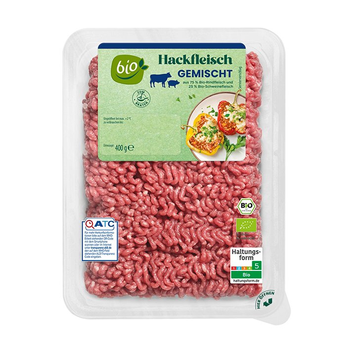 BIO Bio-Hackfleisch, gemischt 400 g