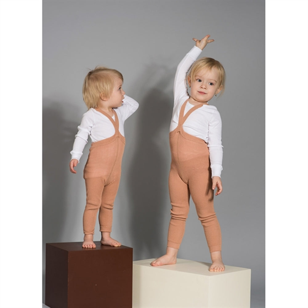 Footless Tights Light Brown - Silly Silas → Luksusbaby.dk