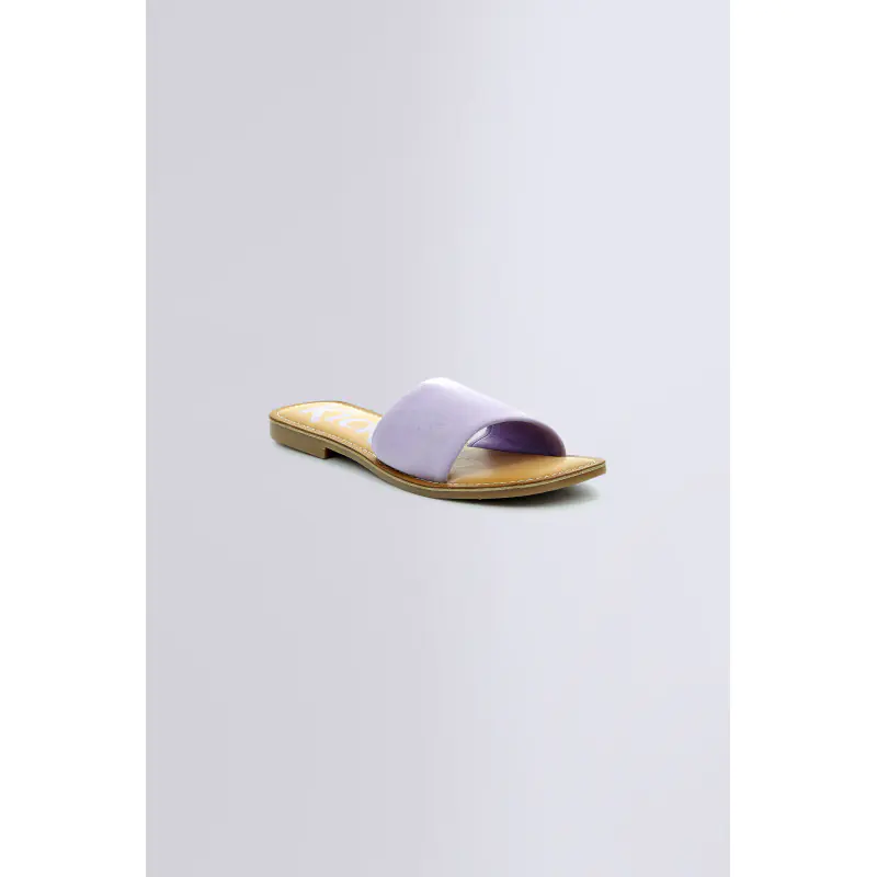 KICK GIPSI VIOLET MULES Cuir Femme