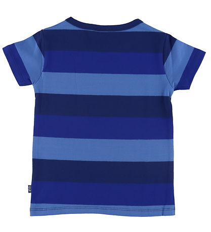 Danefæ T-Shirt - Dane Rainbow Ringer - Bluebird THORBOLT