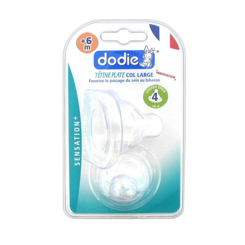 Set de 2 tétines Sensation+ débit 4 - Silicone 6m+ - Doré