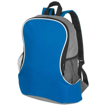 Macma Rucksack mit Seitenfächern aus Polyester, blau