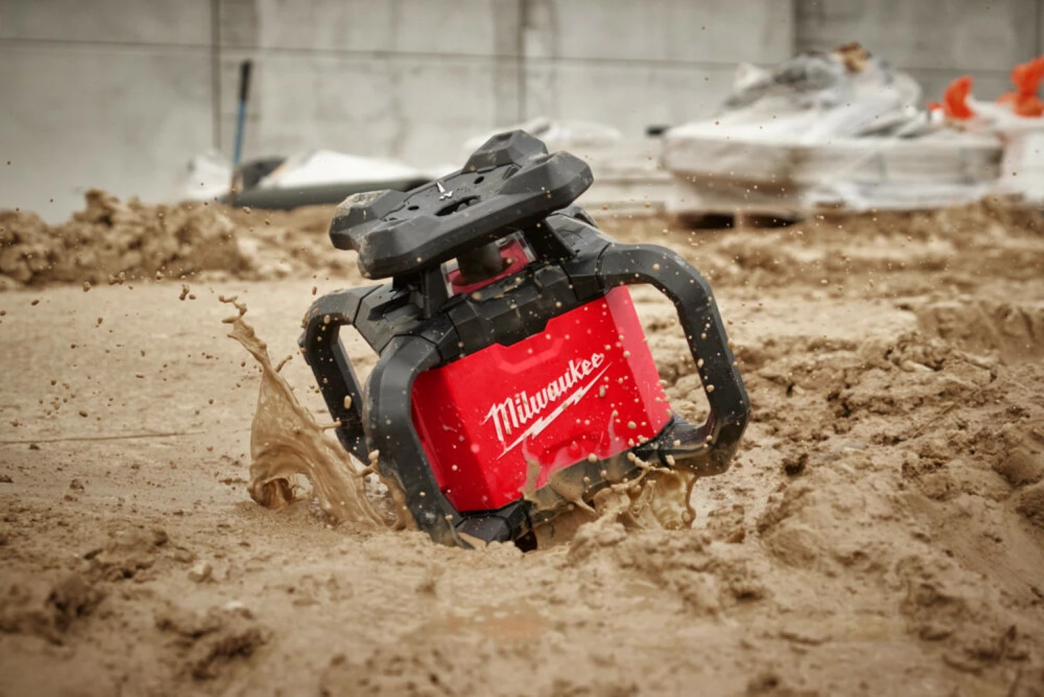 Milwaukee M18 RLOH600-201C 18V Li-ion accu roterende laser (1x 2.0Ah accu) set in koffer - 600m