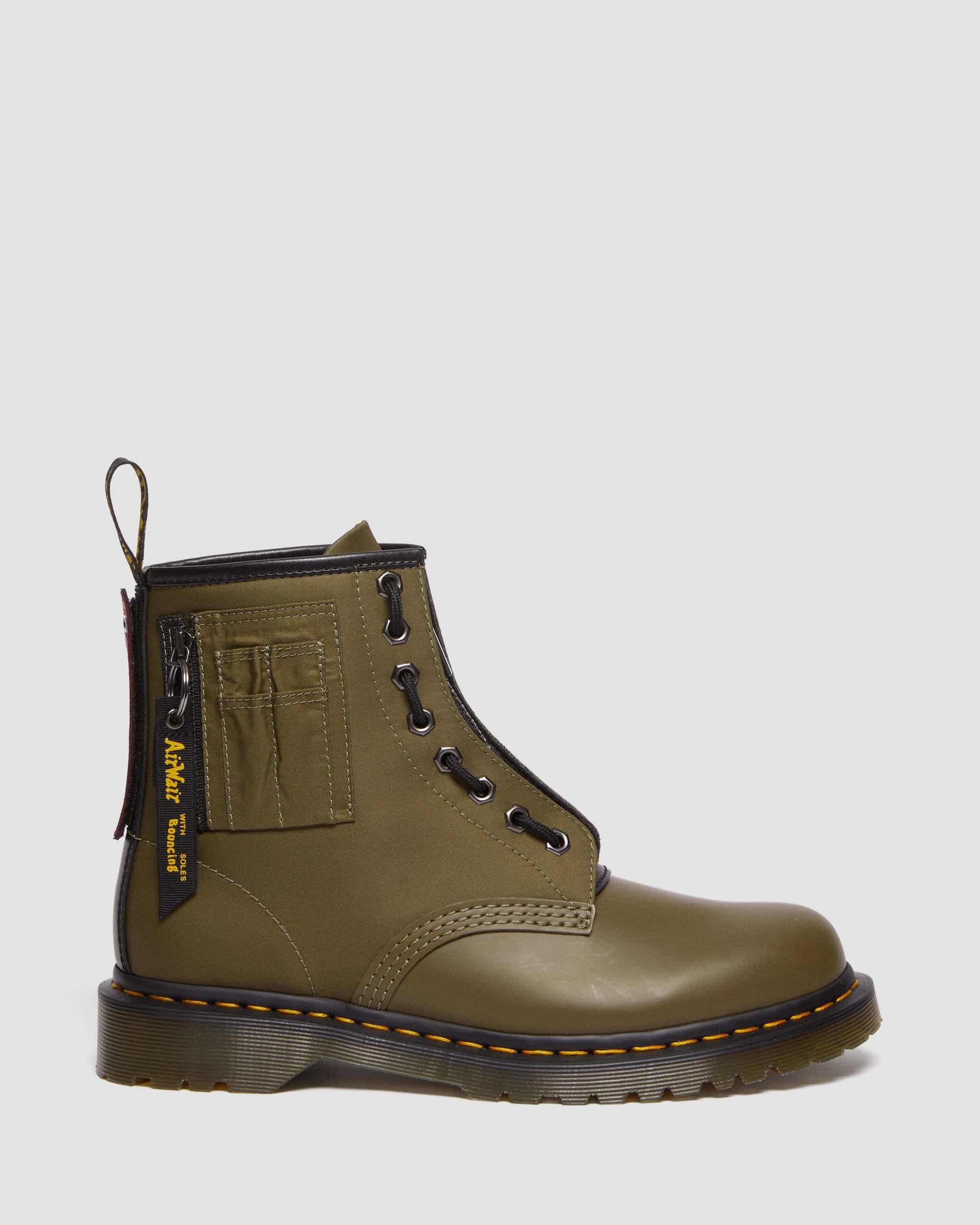 1460 Ben Alpha Industries Nylon & Leather Lace Up Boots