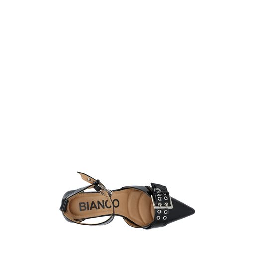 Bianco BIAMaralyn Buckle D'orsay Pumps, Black, 39