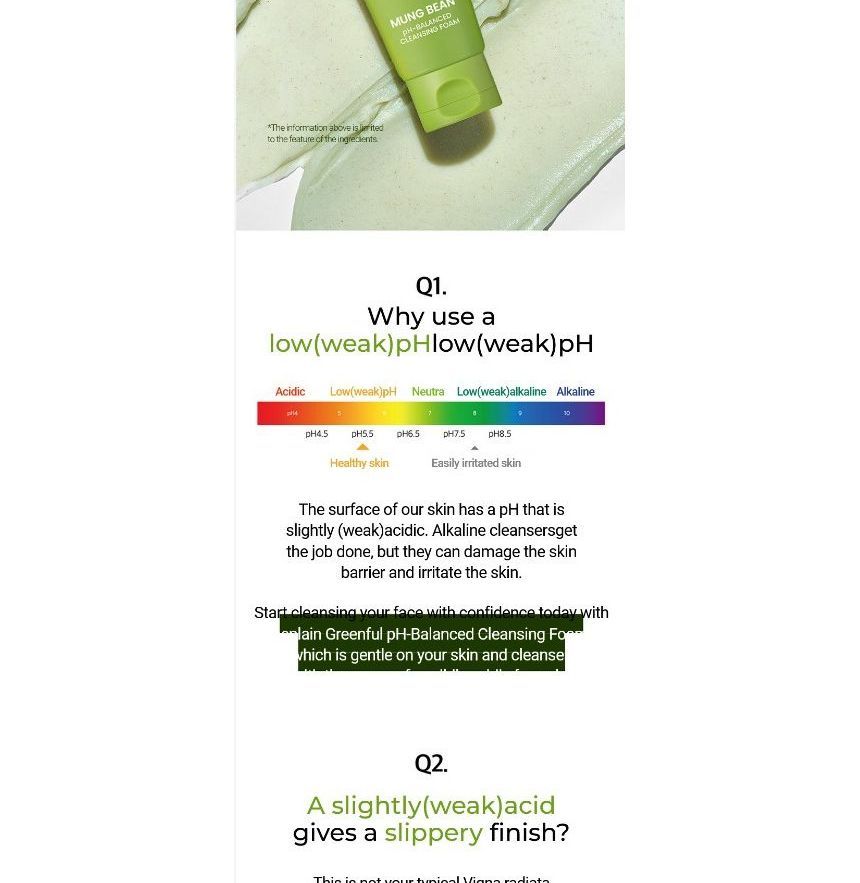 beplain - Mung Bean Ph-gebalanceerde Reinigingsschuim Mini