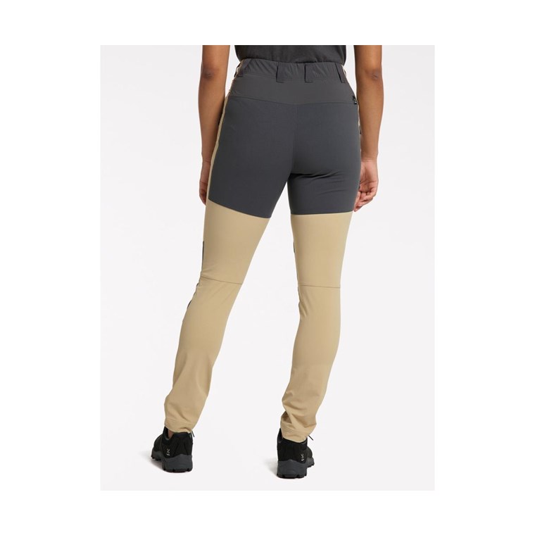 Haglöfs Mid Slim Pants Women Sand/Magnetite